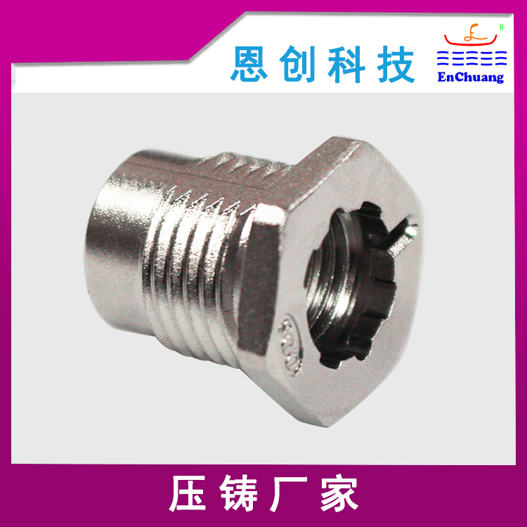 鋅合金壓鑄螺紋工業連接器外殼